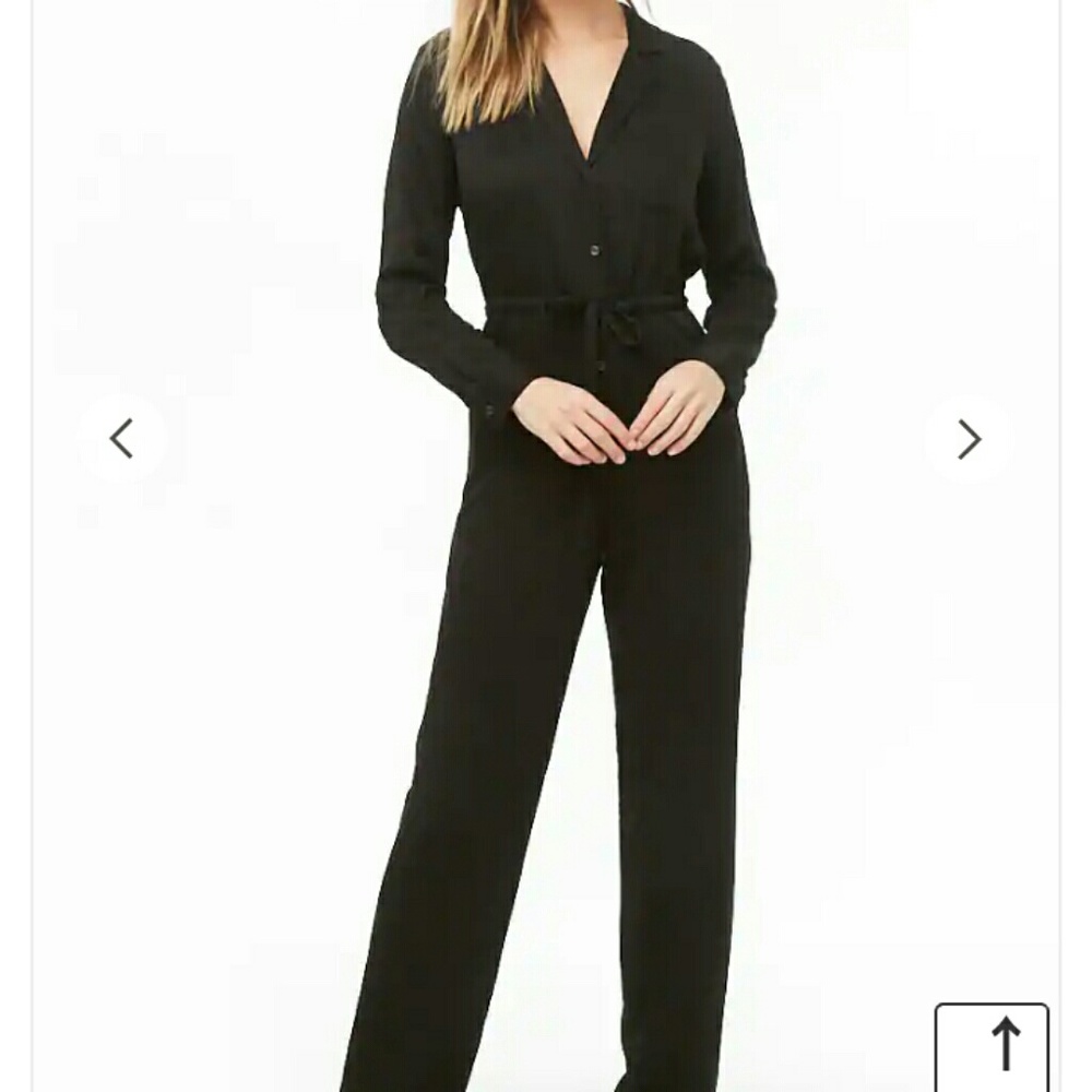 Jumpsuit black forever 21 totally new